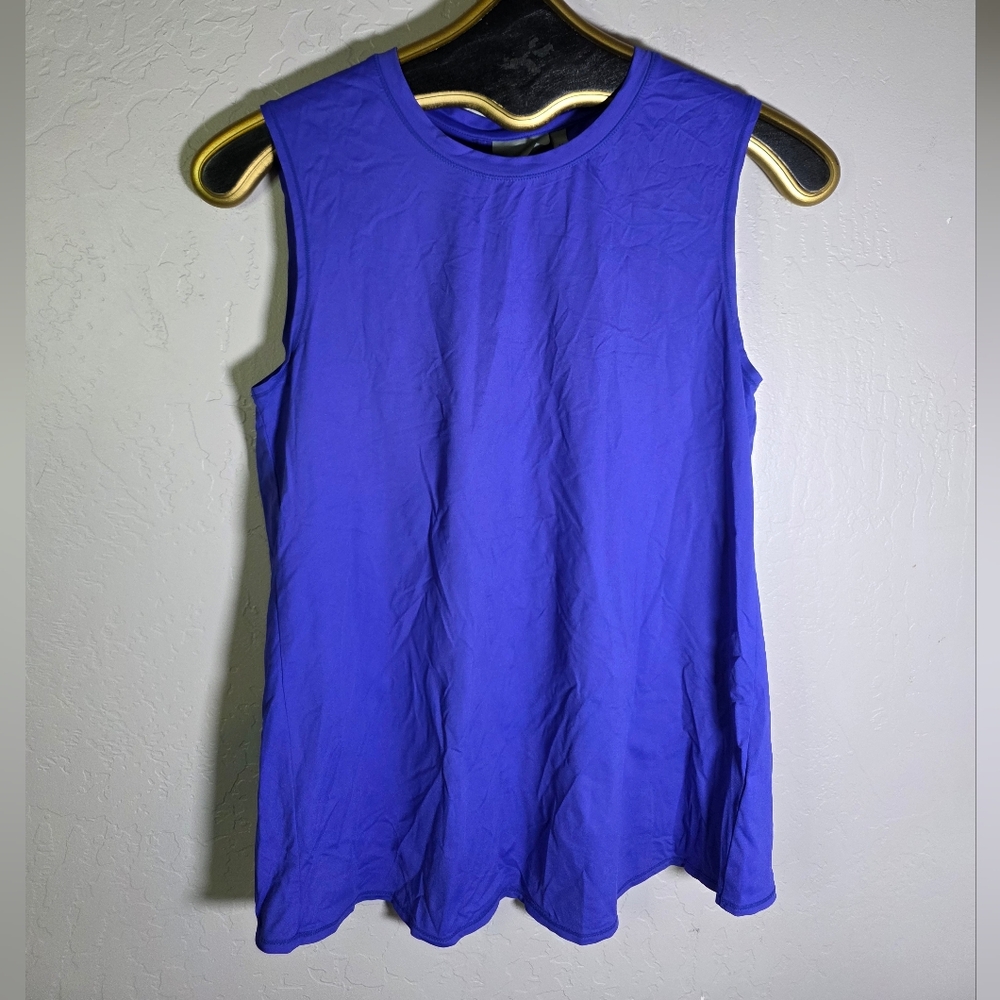 Athleta‎ Breezy Nylon Muscle Tank Cobalt Blue Size XS
